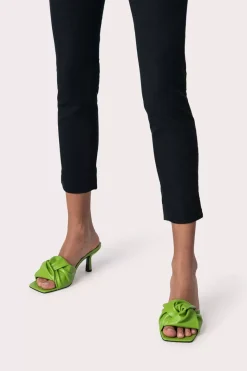 Lana Pistachio Gloss Grained Leather