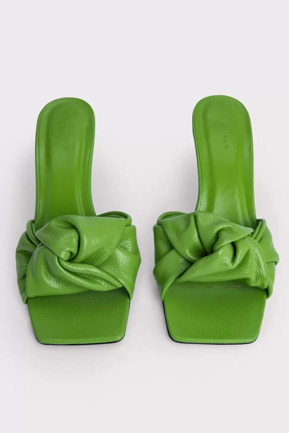 Lana Pistachio Gloss Grained Leather