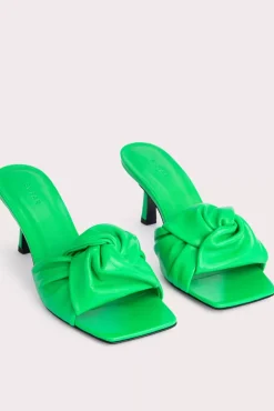 Lana Super Green Gloss Leather