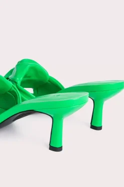 Lana Super Green Gloss Leather