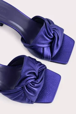 Lana Ultraviolet Metallic Grain Leather