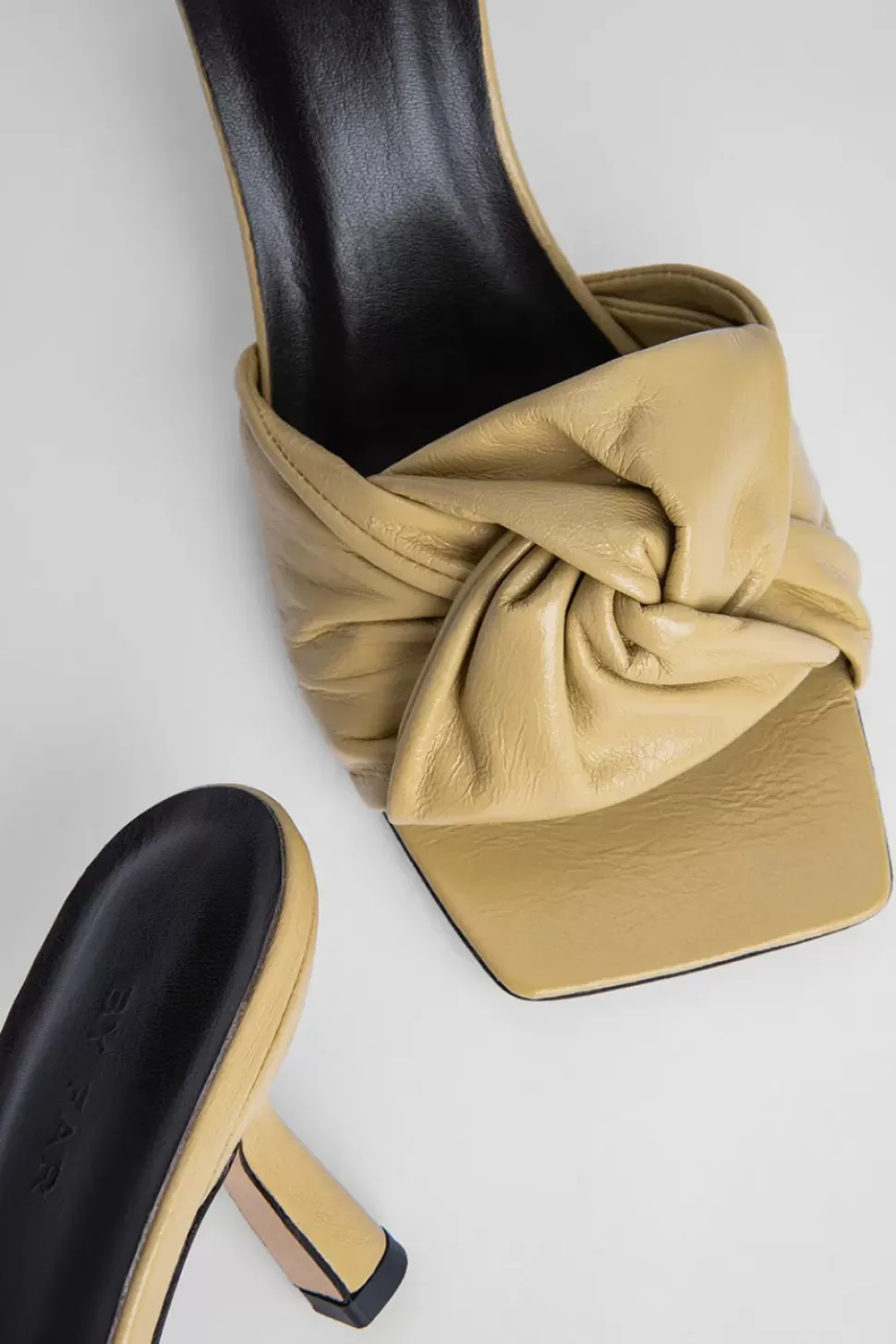 Lana Yellow Creased Leather