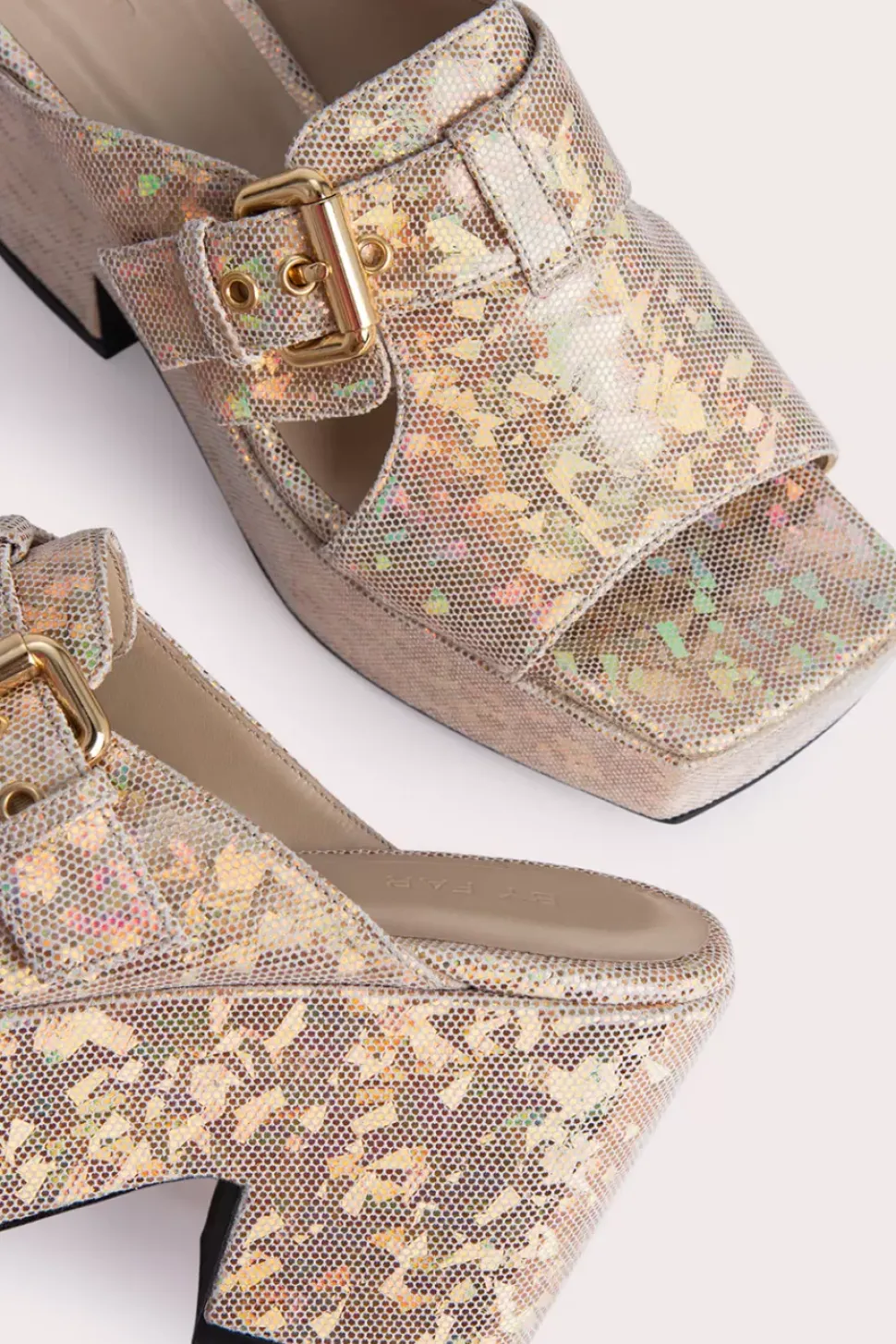 Lenka Disco Ball Hologram Leather