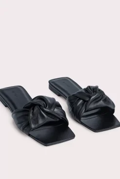 Lima Black Gloss Leather