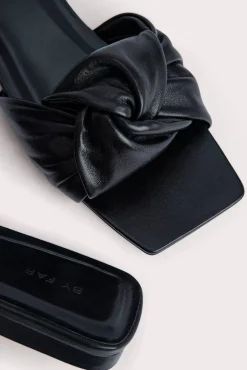 Lima Black Gloss Leather