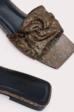 Lima Disco Bronze Hologram Leather