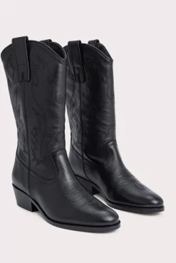 Lucky Black Nappa Leather