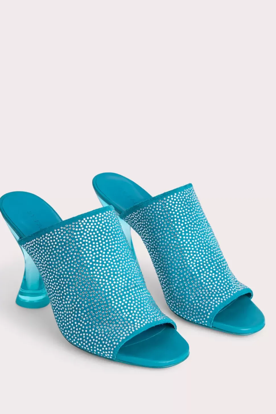 Luz Azur Suede And Crystals