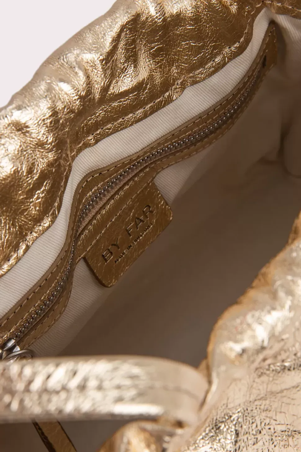 Malmo Parchment Metallic Leather