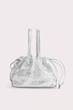 Malmo Silver Metallic Leather