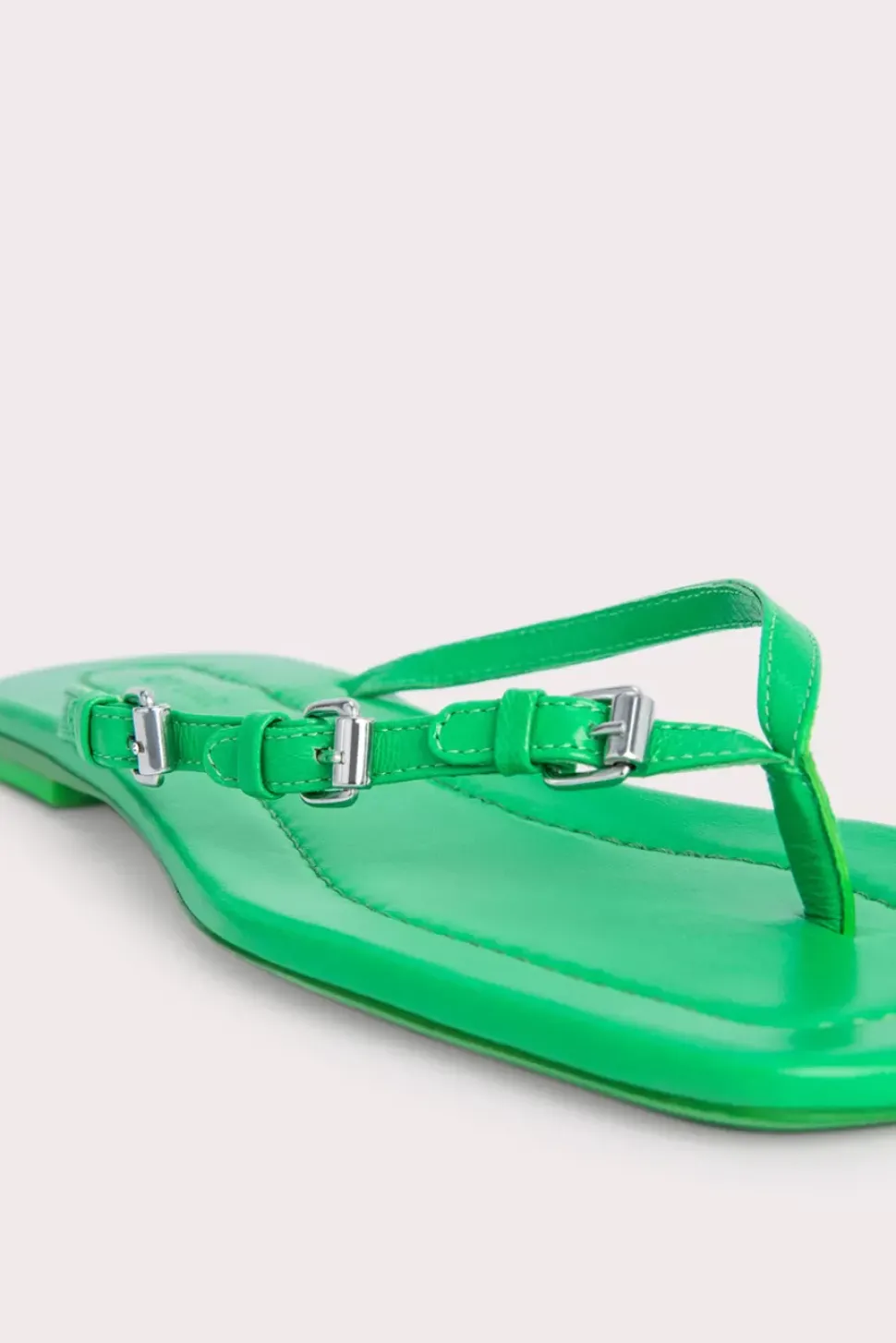 Mare Super Green Gloss Leather