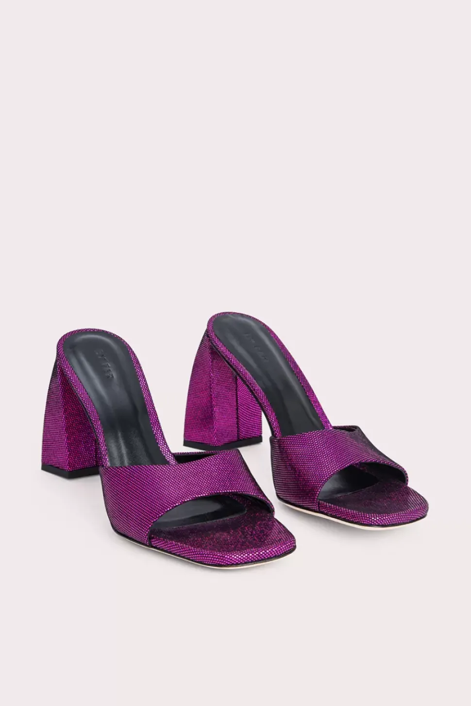 Michele Fuchsia Disco Dot Leather