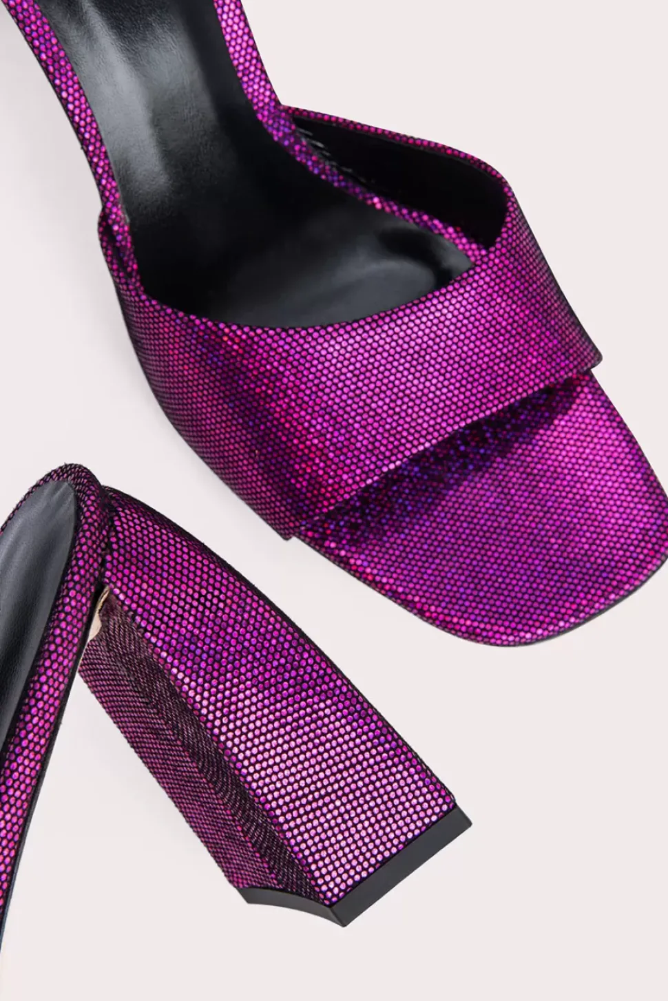 Michele Fuchsia Disco Dot Leather