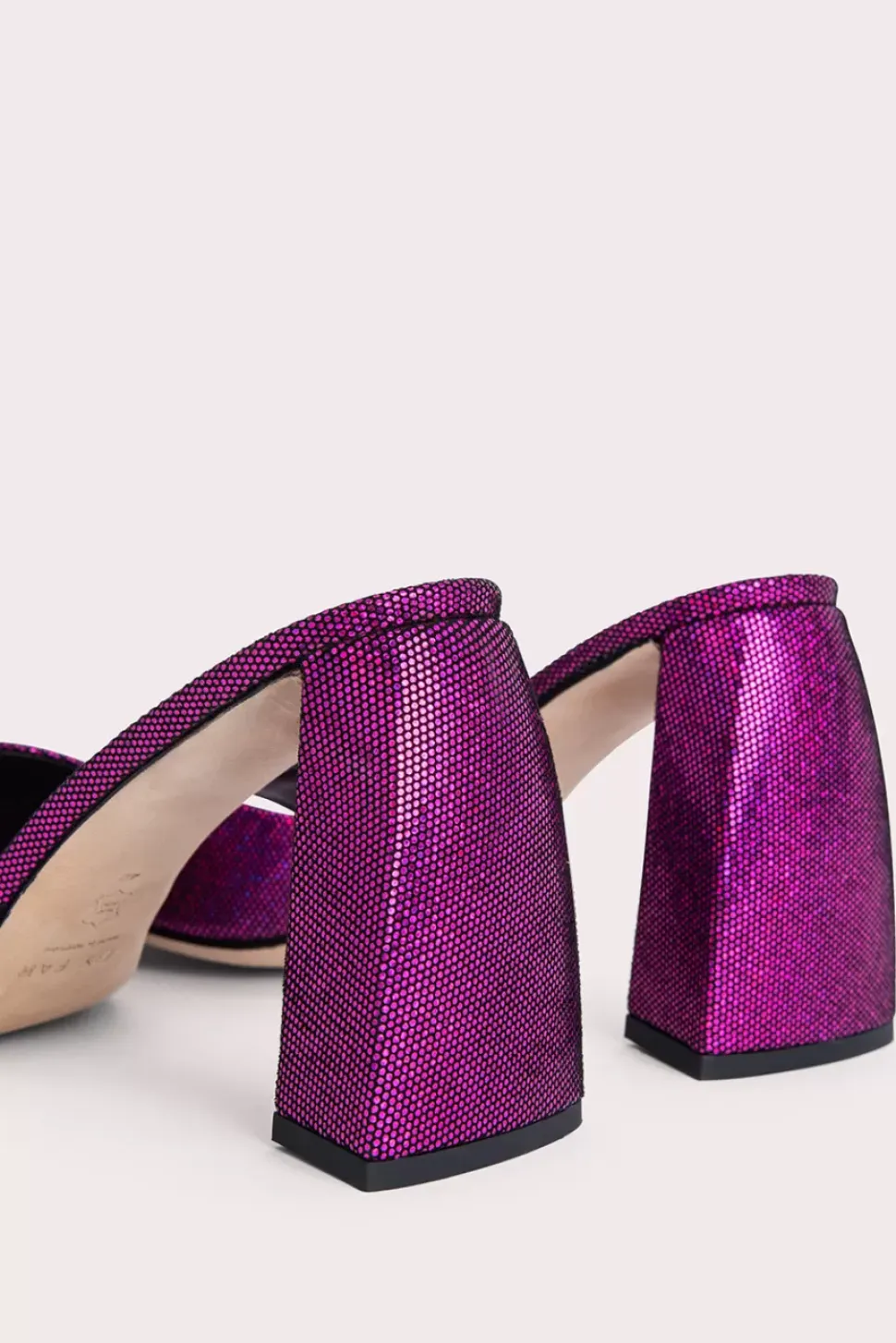 Michele Fuchsia Disco Dot Leather