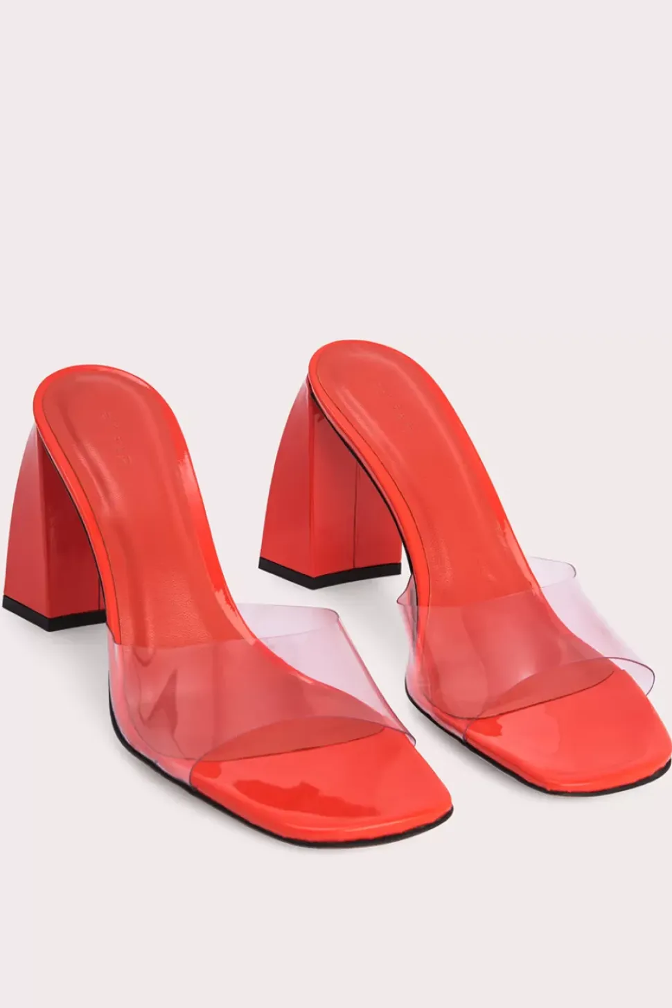 Michele Lipstick And Flame Pvc And Patent Leather
