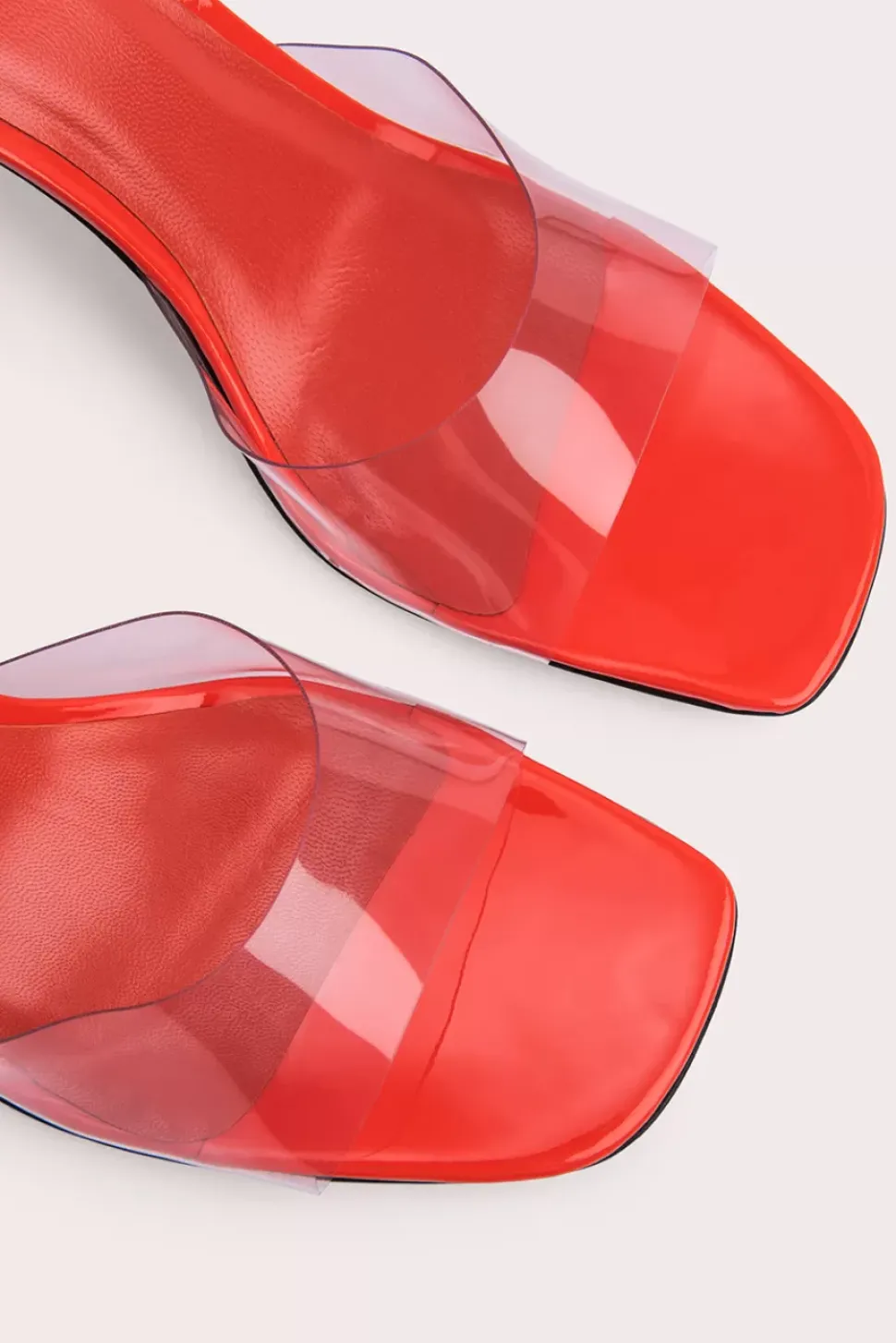 Michele Lipstick And Flame Pvc And Patent Leather