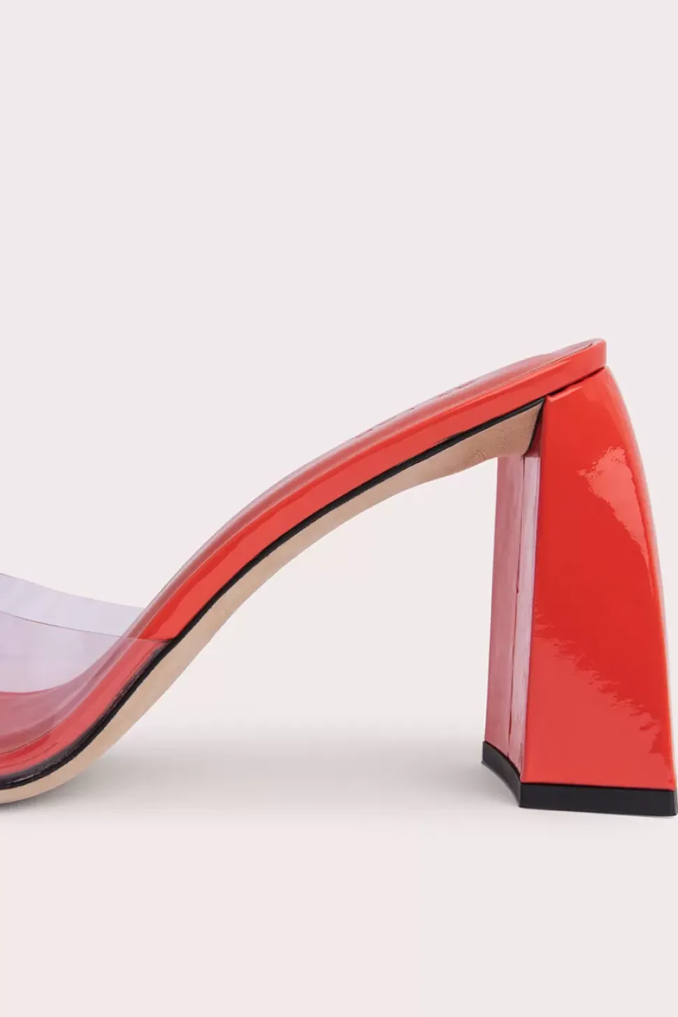 Michele Lipstick And Flame Pvc And Patent Leather