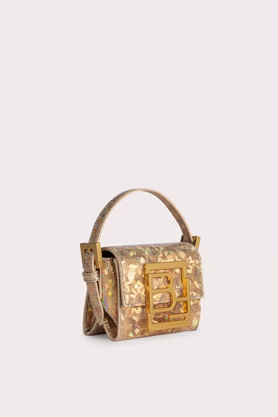 Micro Fran Disco Ball Hologram Leather