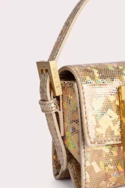 Micro Fran Disco Ball Hologram Leather
