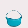 Mini Ami Azur Croco And Nappa Leather