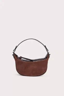 Mini Ami Sequoia Croco And Suede Leather