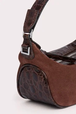 Mini Ami Sequoia Croco And Suede Leather