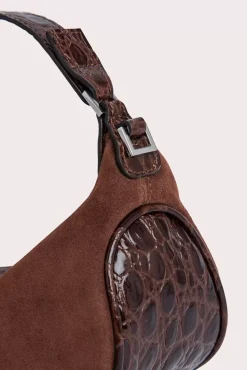 Mini Ami Sequoia Croco And Suede Leather