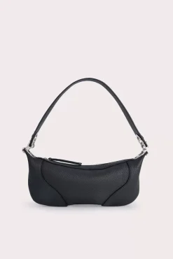 Mini Amira Black Flat Grain Leather