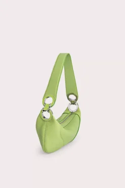 Mini Amira Lime Green Flat Grain Leather