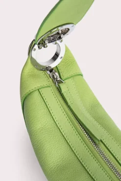 Mini Amira Lime Green Flat Grain Leather