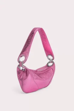 Mini Amira Lipstick Metallic Leather