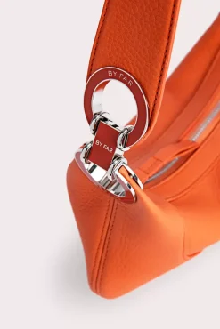 Mini Amira Papaya Flat Grain Leather