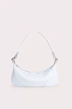 Mini Amira White Flat Grain Leather