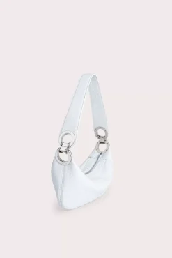 Mini Amira White Flat Grain Leather