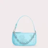 Mini Rachel Baby Blue Stud Leather