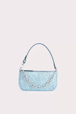 Mini Rachel Denim Stud Leather