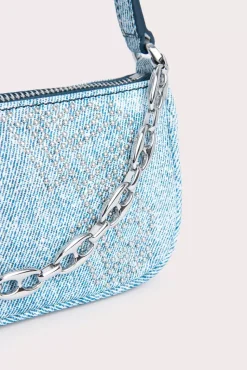 Mini Rachel Denim Stud Leather