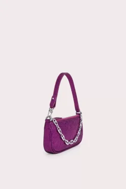 Mini Rachel Fuchsia Disco Dot Leather