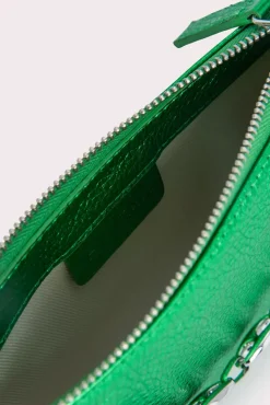 Mini Rachel Green Metallic Grain Leather
