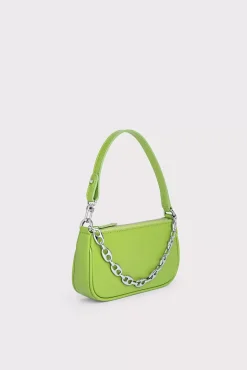 Mini Rachel Pistachio Gloss Grained Leather