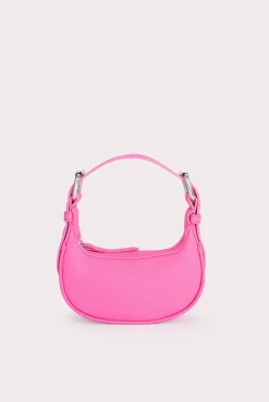 Mini Soho Hot Pink Flat Grain Leather