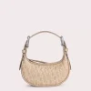 Mini Soho Kraft Circular Croco Embossed Leather