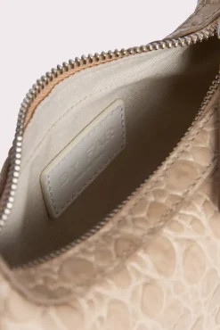 Mini Soho Kraft Circular Croco Embossed Leather