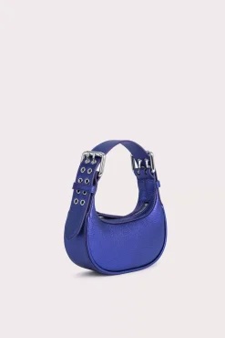Mini Soho Ultraviolet Metallic Grain Leather