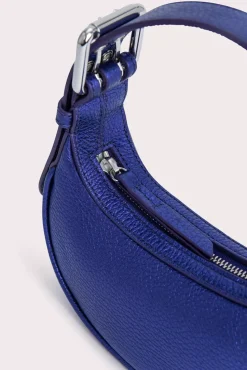 Mini Soho Ultraviolet Metallic Grain Leather