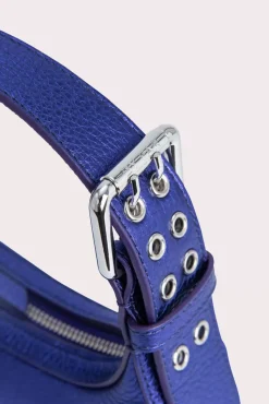 Mini Soho Ultraviolet Metallic Grain Leather