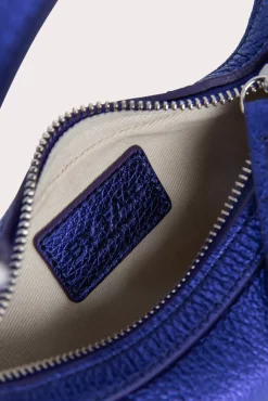Mini Soho Ultraviolet Metallic Grain Leather