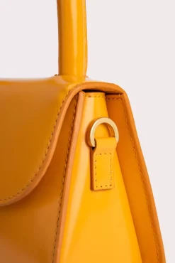 Mini Sunflower Semi Patent Leather