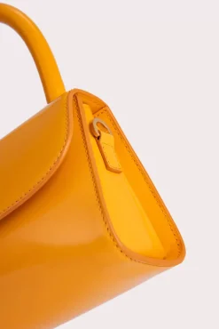 Mini Sunflower Semi Patent Leather