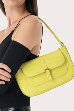 Miranda Apple Maxi Croco Embossed Leather